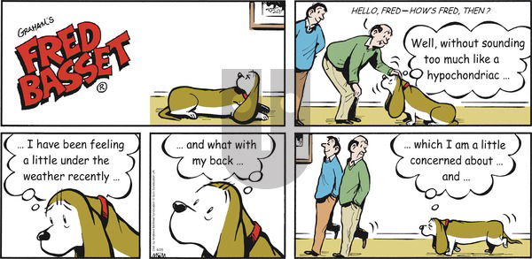 Fred Basset on Sunday April 26, 2020 Comic Strip