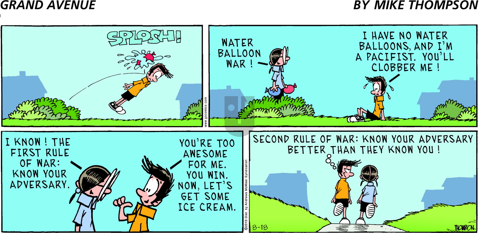 Grand Avenue - Sunday August 18, 2019 Comic Strip