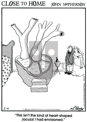 Close to Home on Saturday May 4, 1996 Comic Strip