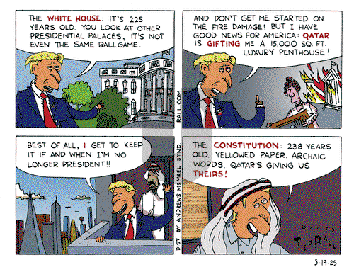 Ted Rall on Monday May 19, 2025 Comic Strip