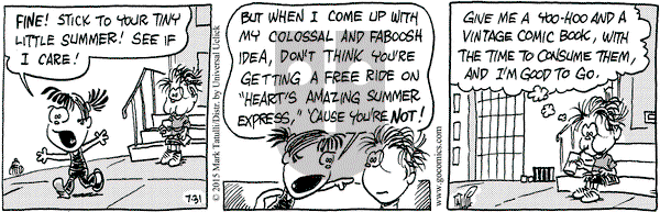 Heart of the City on Friday July 31, 2015 Comic Strip