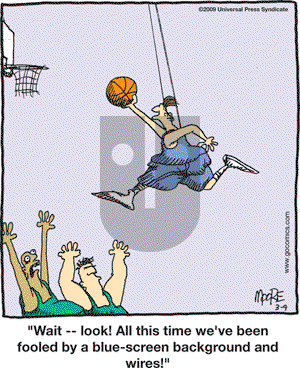 In the Bleachers - Monday March 9, 2009 Comic Strip
