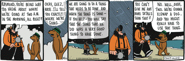 Overboard on Thursday August 12, 2004 Comic Strip