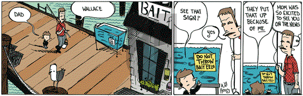 Wallace the Brave - Wednesday July 29, 2015 Comic Strip