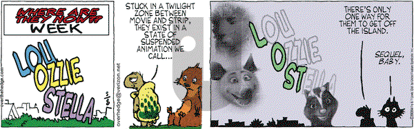 Over the Hedge on Friday August 8, 2008 Comic Strip