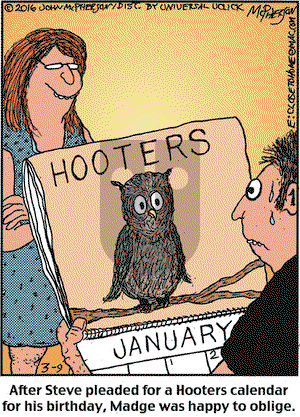Close to Home on Wednesday March 9, 2016 Comic Strip