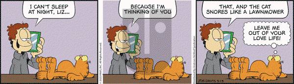 Garfield on Friday March 13, 2020 Comic Strip