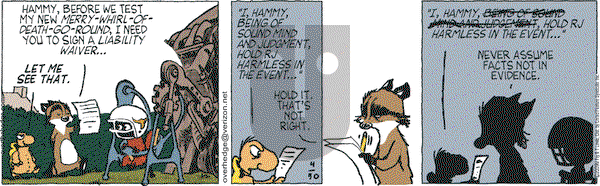 Over the Hedge on Thursday April 30, 2009 Comic Strip