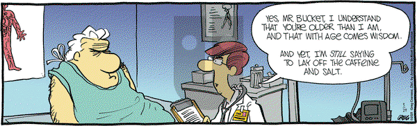The Buckets on Monday March 29, 2021 Comic Strip
