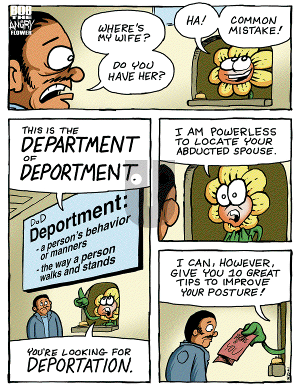 Bob the Angry Flower on Monday June 2, 2025 Comic Strip