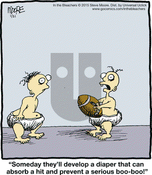 In the Bleachers on Wednesday January 21, 2015 Comic Strip