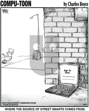 Compu-toon on Monday March 24, 2014 Comic Strip