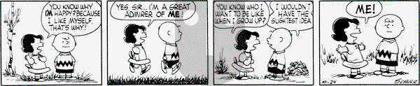 Peanuts - Wednesday October 24, 1956 Comic Strip