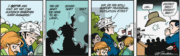 Doonesbury on Thursday April 4, 2002 Comic Strip