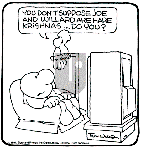 Ziggy - Tuesday June 11, 1991 Comic Strip