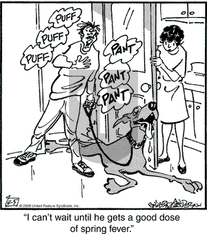 Marmaduke on Saturday April 5, 2008 Comic Strip