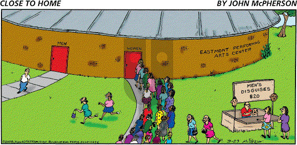 Close to Home on Sunday March 23, 2008 Comic Strip