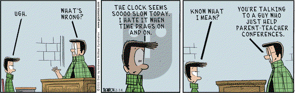 Grand Avenue on Friday February 14, 2025 Comic Strip