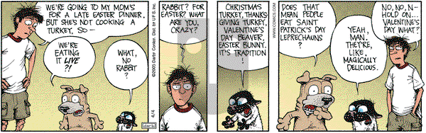 Get Fuzzy on Sunday March 12, 2006 Comic Strip