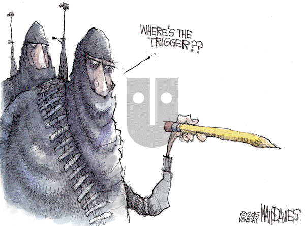 Matt Davies on Thursday January 8, 2015 Comic Strip