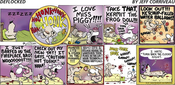 DeFlocked on Sunday November 4, 2012 Comic Strip