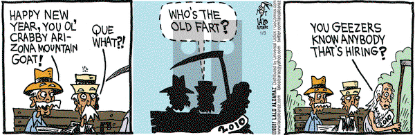 La Cucaracha on Monday January 3, 2011 Comic Strip