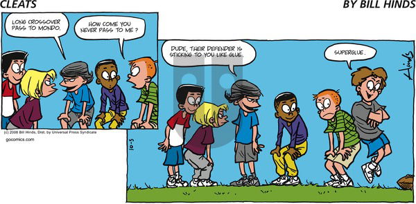 Cleats on Sunday October 5, 2008 Comic Strip