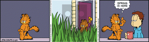 Garfield on Thursday March 20, 2014 Comic Strip