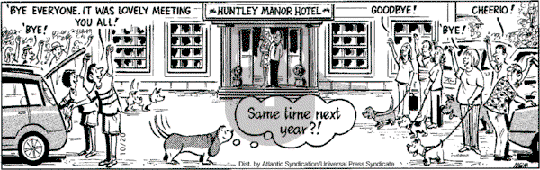 Fred Basset on Saturday October 20, 2007 Comic Strip