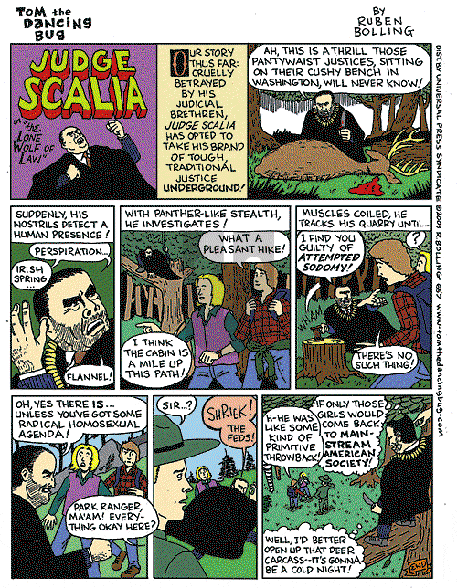 Tom the Dancing Bug on Saturday July 19, 2003 Comic Strip