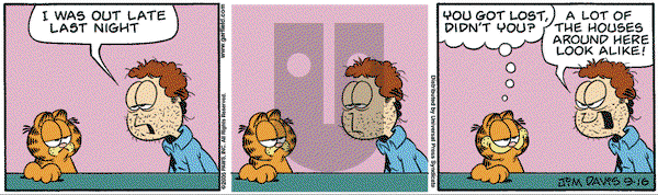 Garfield - Friday September 16, 2005 Comic Strip