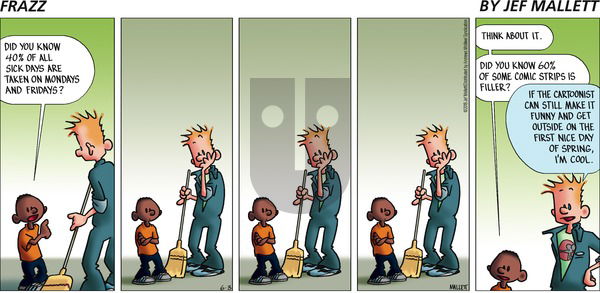 Frazz - Sunday June 3, 2018 Comic Strip