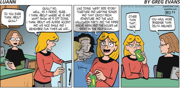 Luann on Sunday March 5, 2017 Comic Strip
