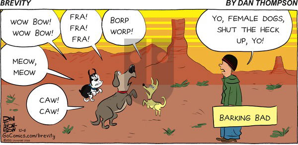 Brevity on Sunday October 6, 2013 Comic Strip