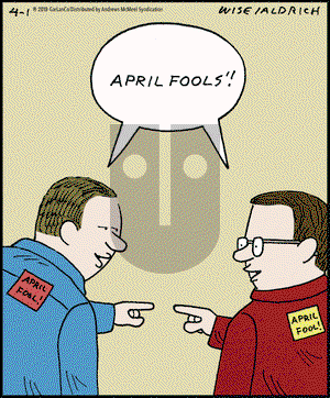 Real Life Adventures on Monday April 1, 2019 Comic Strip
