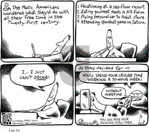 Tom Toles on Wednesday July 30, 2003 Comic Strip