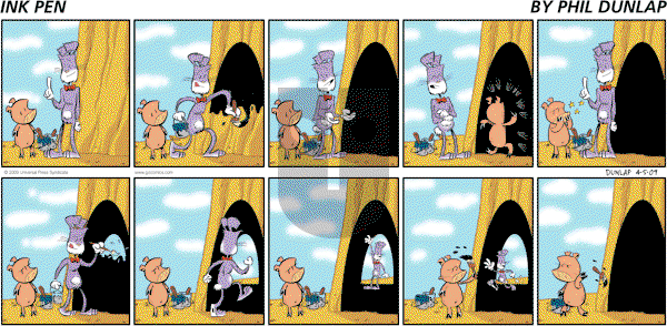 Ink Pen - Sunday April 5, 2009 Comic Strip