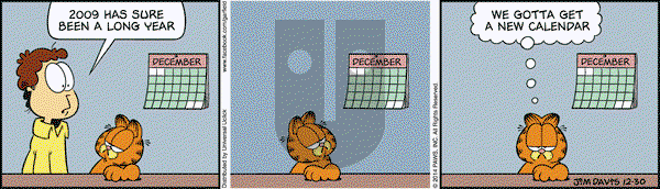 Garfield on Tuesday December 30, 2014 Comic Strip