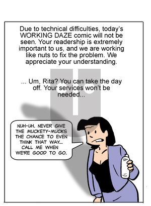 Working Daze on Tuesday April 29, 2025 Comic Strip