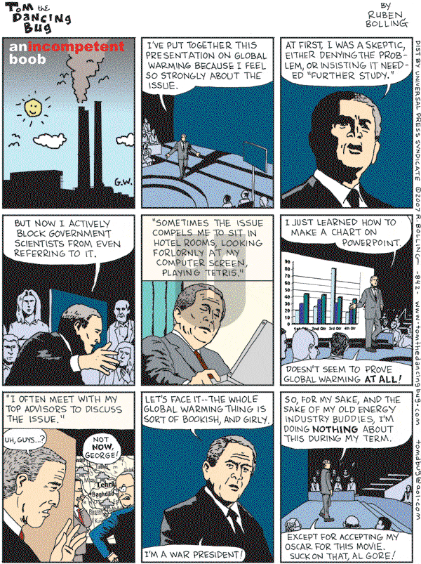 Tom the Dancing Bug on Saturday March 17, 2007 Comic Strip