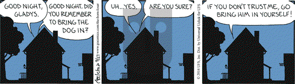The Born Loser on Saturday September 27, 2014 Comic Strip