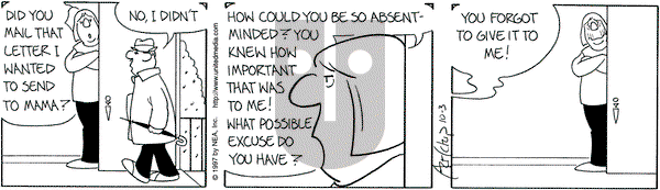 The Born Loser on Friday October 3, 1997 Comic Strip