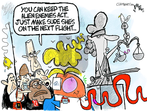 Clay Jones on Wednesday April 9, 2025 Comic Strip