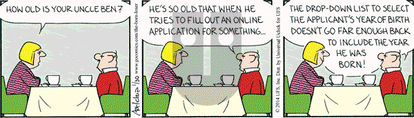 The Born Loser on Thursday January 30, 2014 Comic Strip
