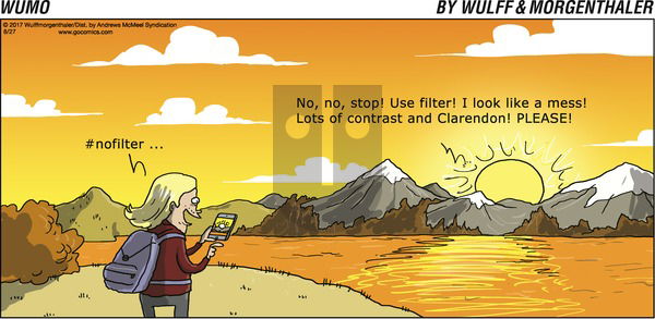WuMo on Sunday August 27, 2017 Comic Strip
