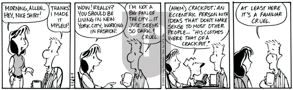 Barkeater Lake on Monday March 12, 2012 Comic Strip