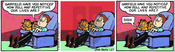 Garfield on Saturday April 27, 1996 Comic Strip