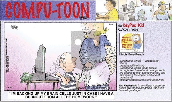 Compu-toon on Sunday September 25, 2011 Comic Strip
