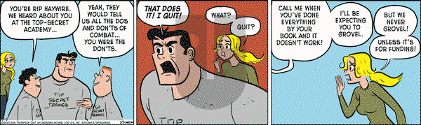 Rip Haywire on Wednesday August 5, 2020 Comic Strip