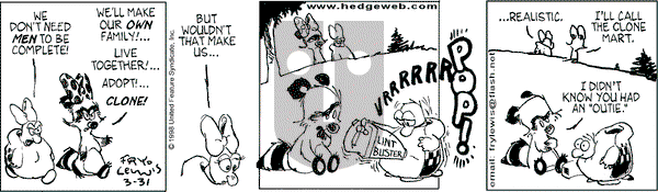 Over the Hedge on Tuesday March 31, 1998 Comic Strip